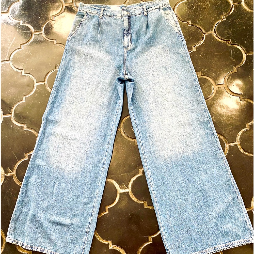 Anthropologie, Pilcro Wide Leg Trouser Jeans.